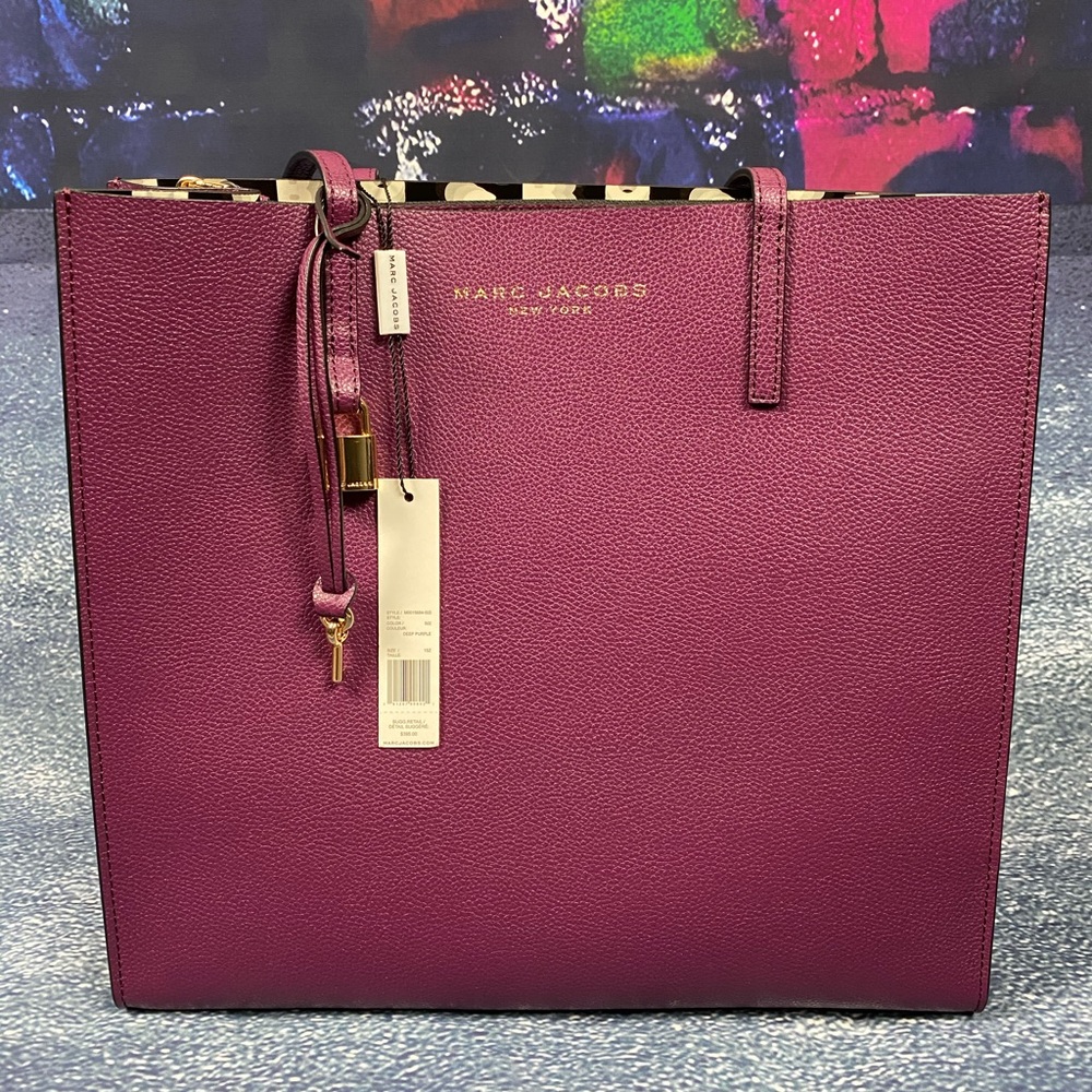 Marc Jacobs Purple Tote Bag - Picture 3 of 10